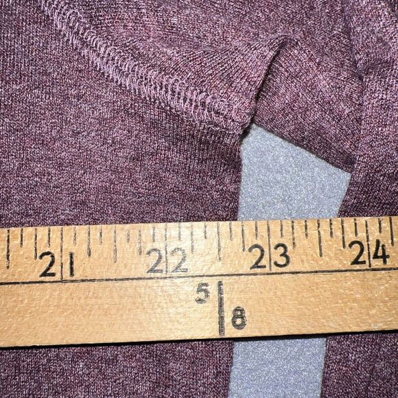 APT. 9 Henley Knit Long Sleeve Flex Stretch Cotton Shirt Mens Large Tall Wine - Picture 6 of 8